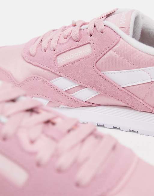 Reebok Classic nylon trainers in pink