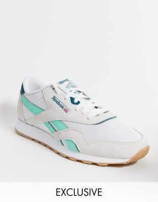 Reebok classic nylon trainers in retro 