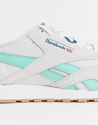 reebok classic leather suede mint