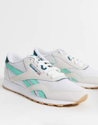 Reebok classic nylon trainers in retro 