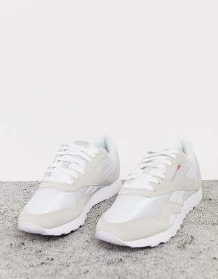 reebok cl nylon beige