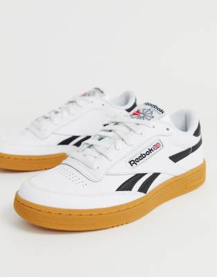 reebok classic white with gum sole