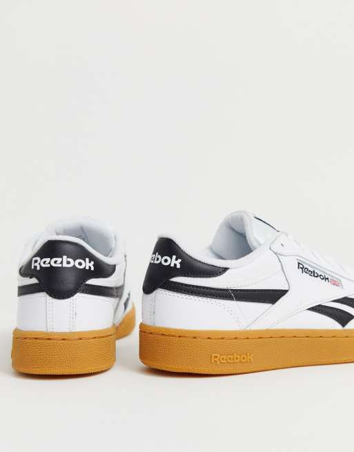 Reebok Club C Revenge sneakers in white with green detail