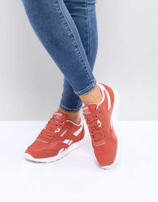 reebok classic nylon arancione