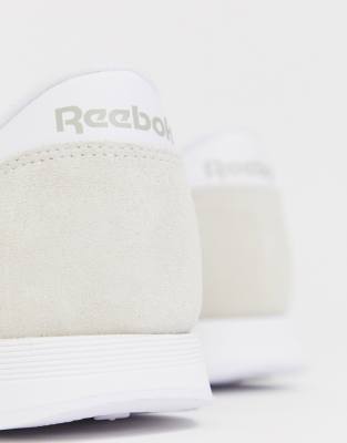 reebok classic nylon bianche