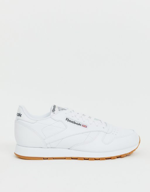 Reebok Classic - Sneakers in wit leer, 3 van 4
