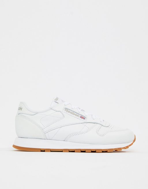 Reebok - Classic - Sneakers van wit leer met gumzool, 4 van 4