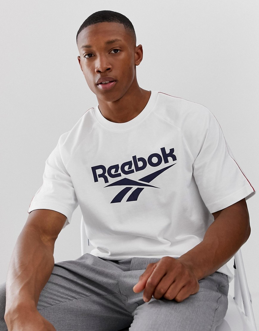 Reebok classic - T-shirt met vintage print in wit
