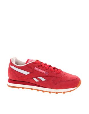reebok classic vintage red trainers