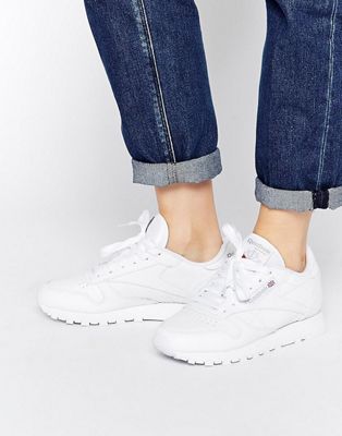 Reebok Classic White Leather Trainers 