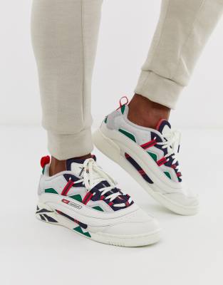 Reebok classic work out plus sneakers recrafted in white | ASOS