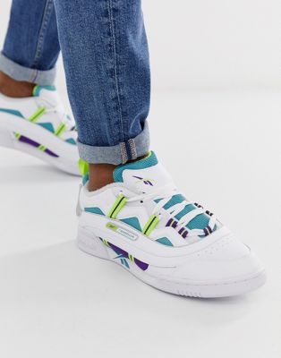 Reebok classic work out plus trainers recrafted in white | ASOS