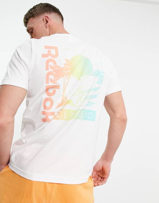 Reebok classic white hot sale t shirt