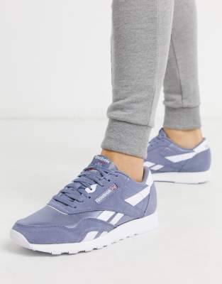 reebok classic nylon violet