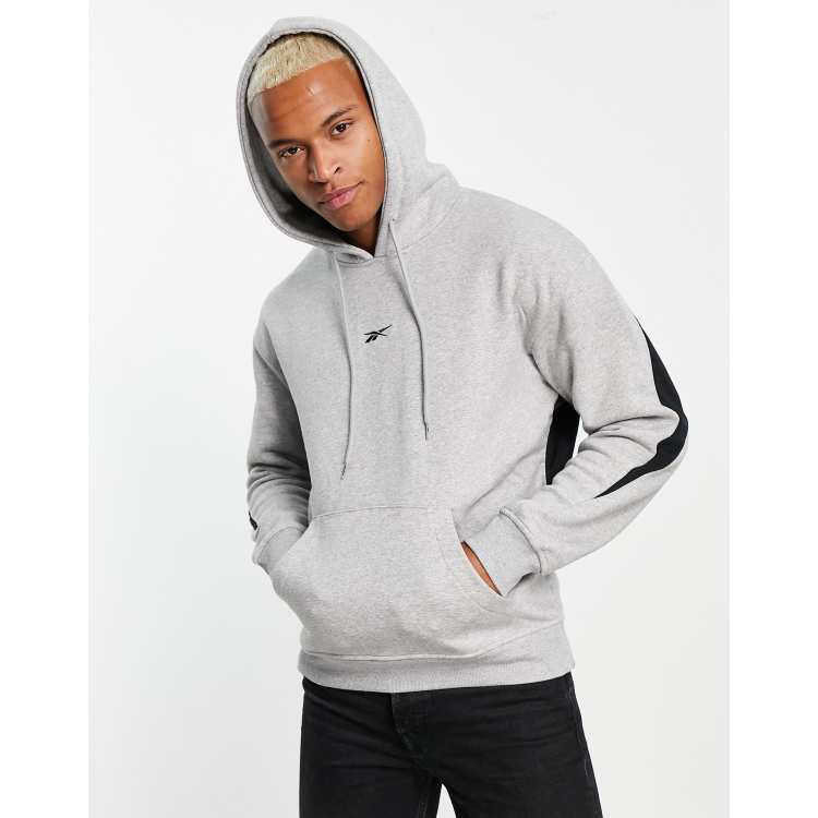 Grey reebok clearance hoodie