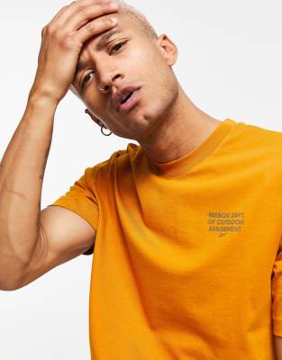 reebok t shirt orange