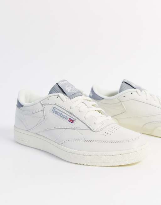 Reebok white club c 85 hot sale mu trainers