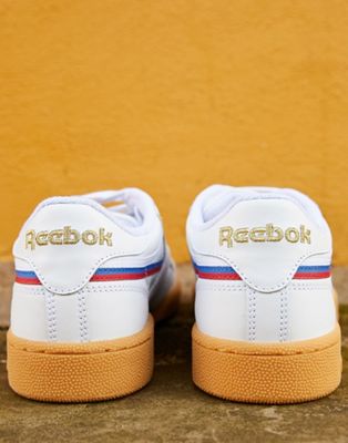 reebok classic white with gum sole