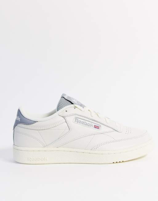 Reebok classics Club C 85 mu trainers in off white | ASOS