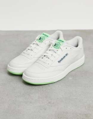 reebok club c neon