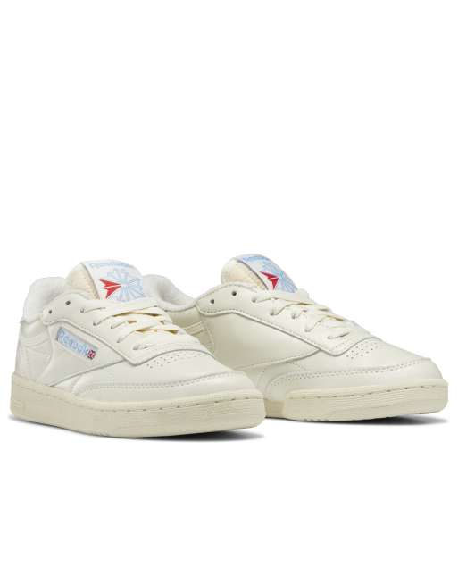 Práctico oriental distrito Reebok Classics Club C 85 vintage sneakers in chalk/sky blue | ASOS