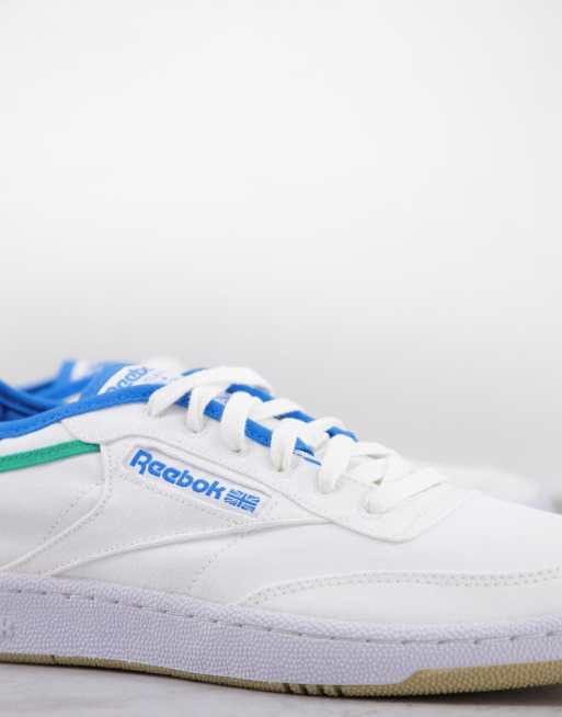 Reebok Classics – Club C Grow – Naturvita sneakers med grön häl, 2 av 4