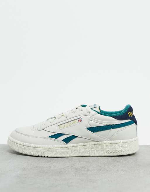 Reebok club c revenge mu chalk collegiate navy heritage teal best sale