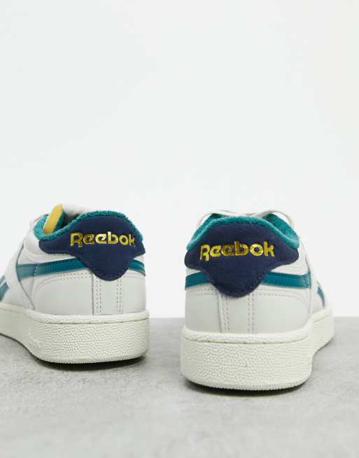 Reebok club c revenge mu chalk collegiate navy heritage teal outlet