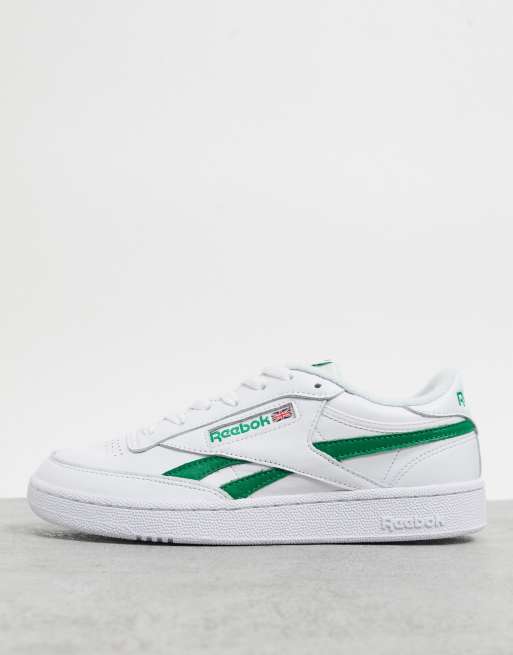 Reebok Classics - Club C - Revenge - Sneakers in wit en groen