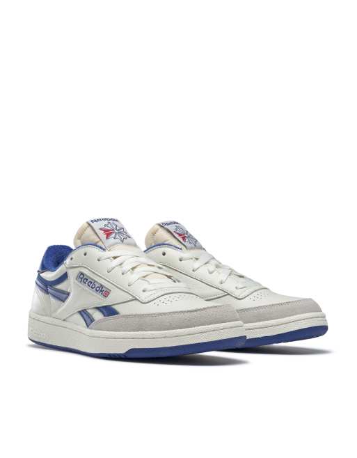 Reebok Classics Club C Revenge Vintage sneakers in chalk with blue