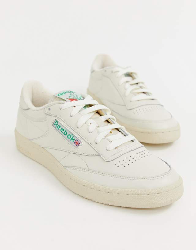 Reebok Classics Club C sneakers in off white