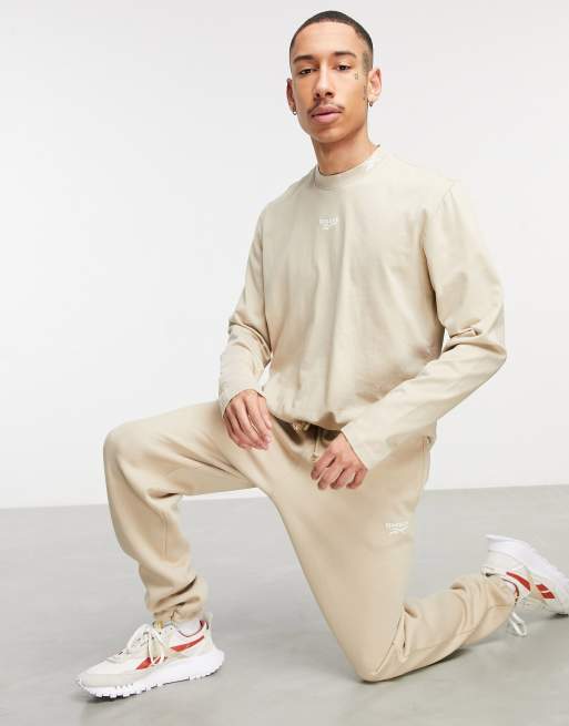 Reebok Classics co ord joggers in stone ASOS