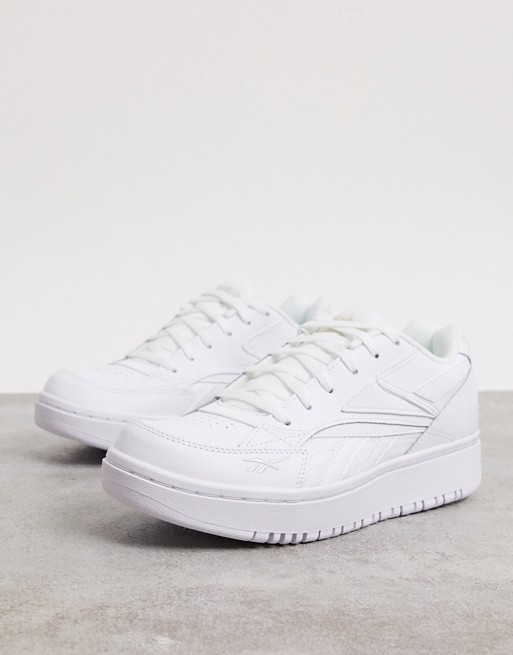 Reebok Classics Court Double mix sneakers in white