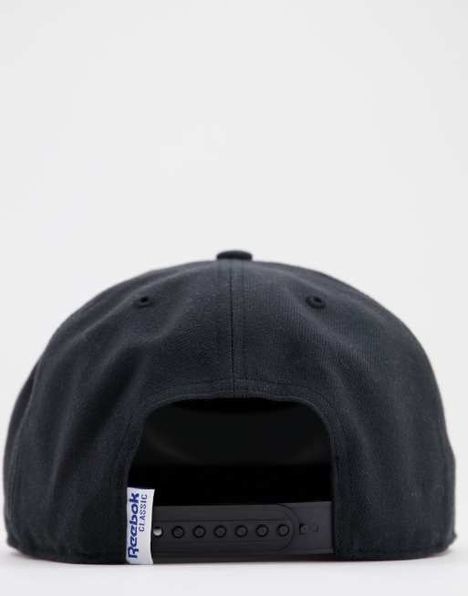Reebok Classics – Czarna czapka z daszkiem z logo, 3 z 4