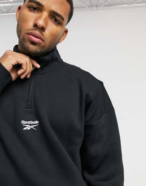 Reebok felpe cheap con zip