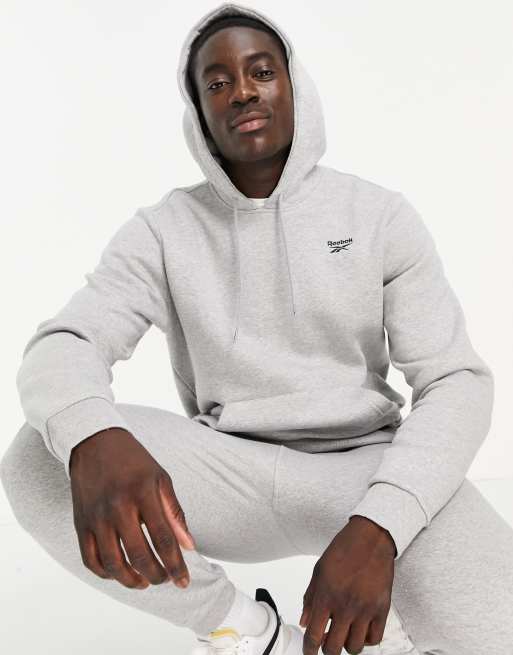 Reebok classic hot sale hoodie grey