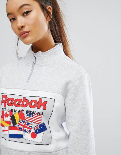 Reebok best sale international sweatshirt