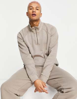 reebok classic half zip