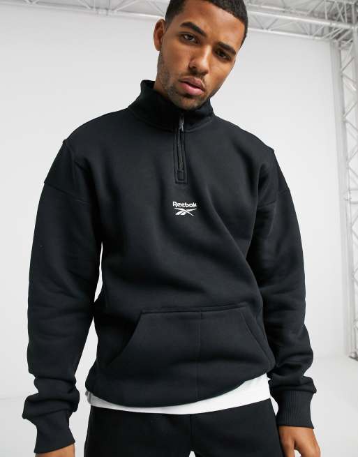 Black 2025 reebok jumper