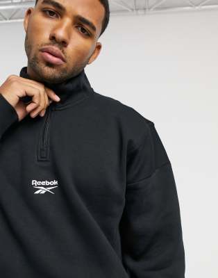 reebok half zip sweatshirt