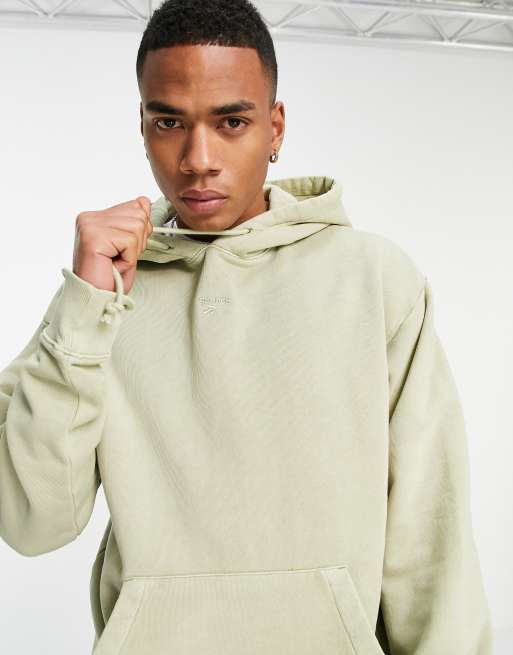 Reebok classic shop hoodie mens green