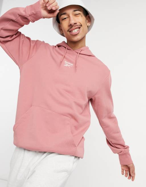 Reebok store pink hoodie