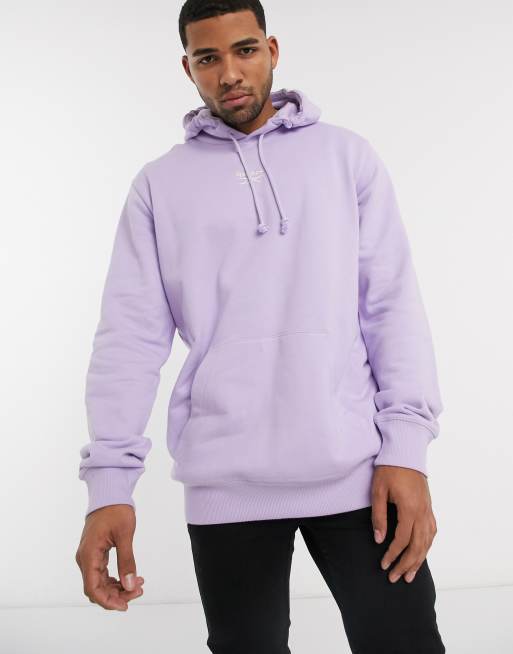 Reebok classic hot sale hoodie purple