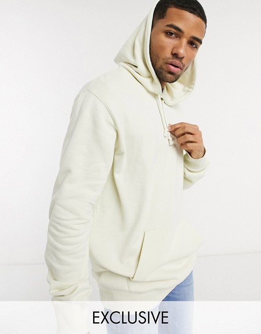 Reebok Classics hoodie with central logo in off white exclusive to ASOS