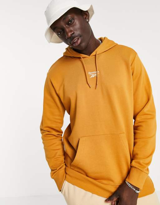 Reebok Classics hoodie with central logo in rust exclusive to ASOS