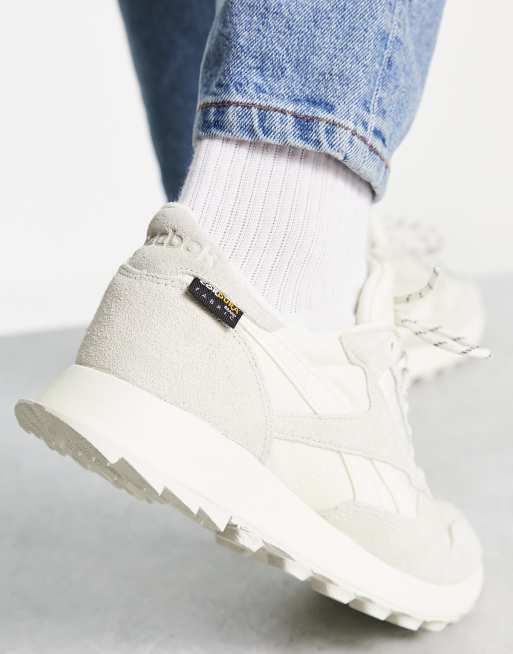 Reebok Classics leather sneakers in off white