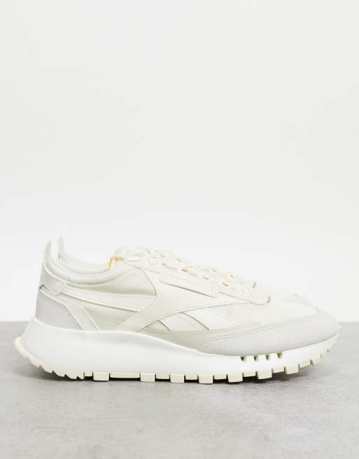 reebok club legacy sneakers in off white