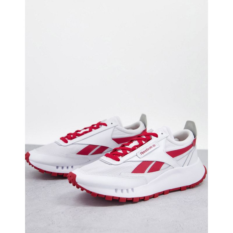 Scarpe Activewear Reebok Classics - Legacy - Sneakers in bianco e rosso