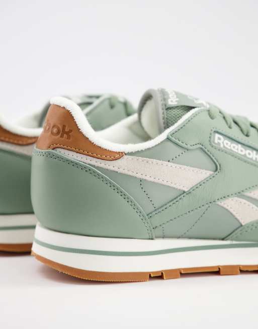 tevredenheid Vulkaan mooi Reebok Classics - Leren sneakers in groen | ASOS