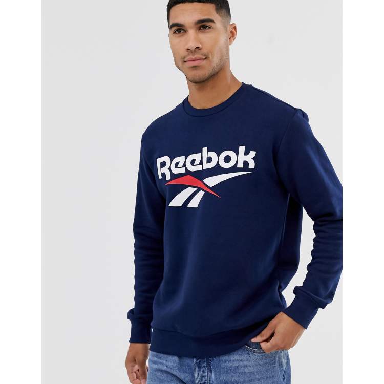 Reebok vector hot sale logo sweatshirt